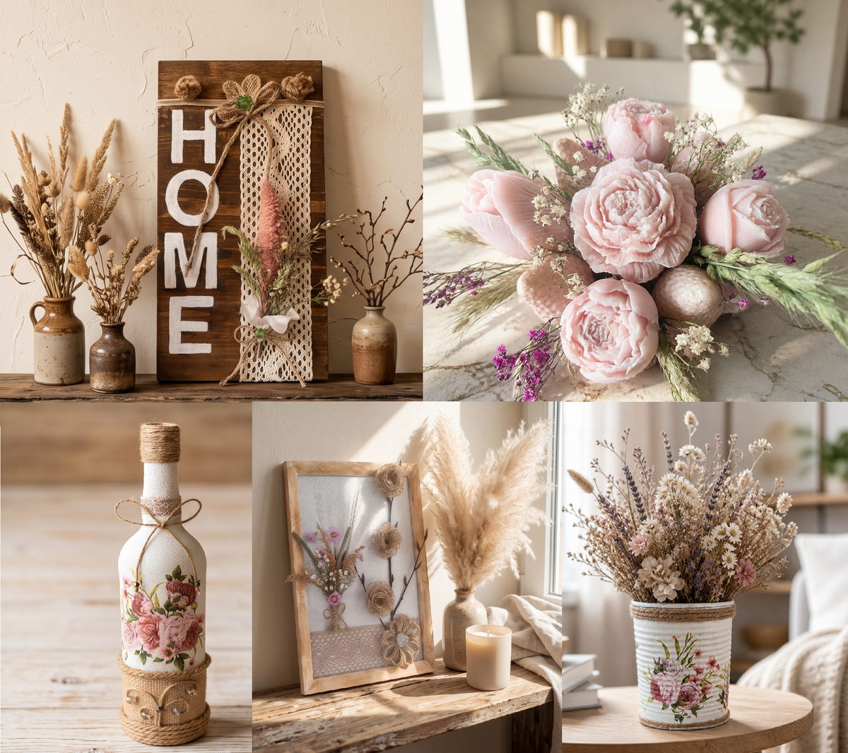 Handmade - Home Accessoires mit Herz