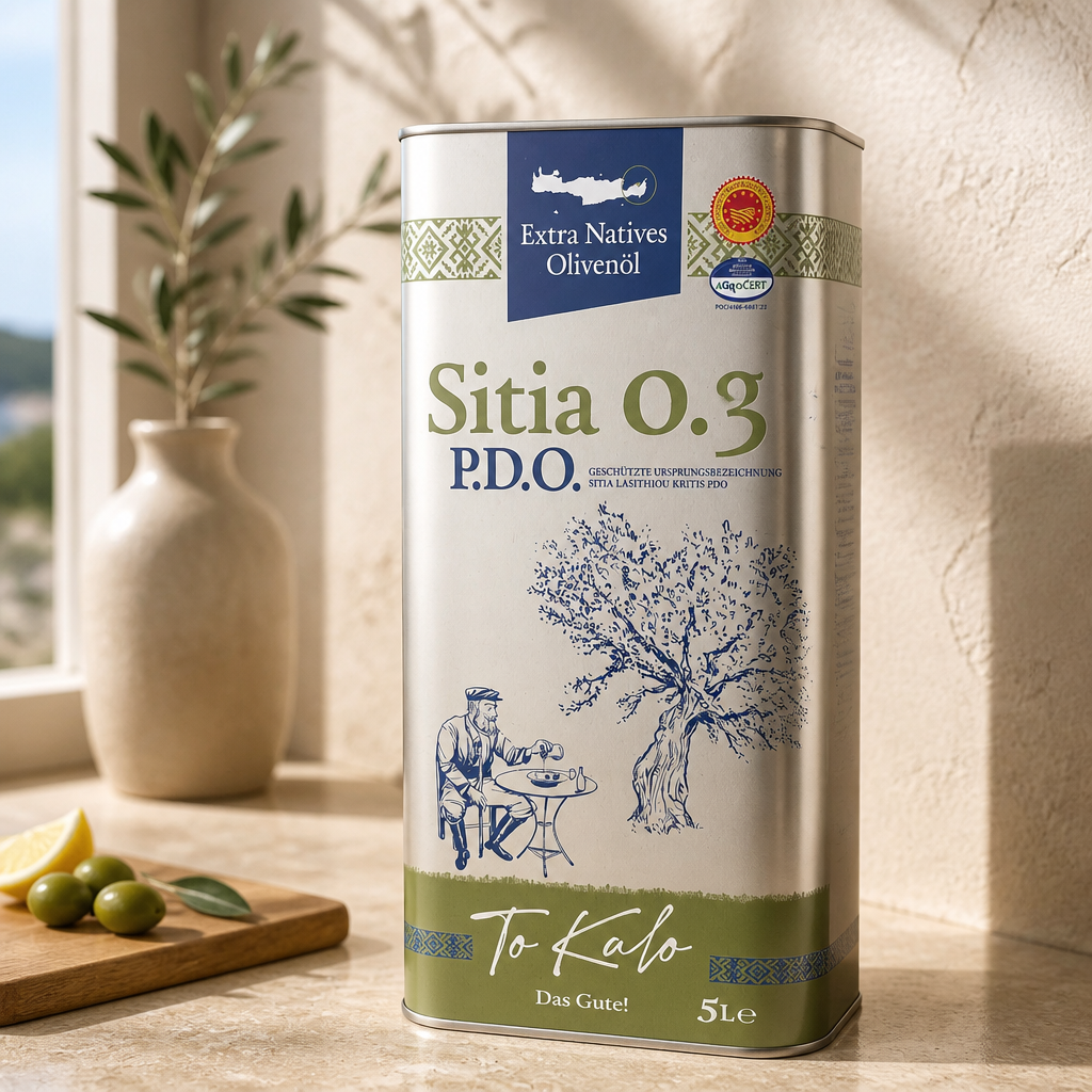 ToKalo Olivenöl Sitia P.D.O. – Extra Nativ, 250 ml | Griechisches Olivenöl