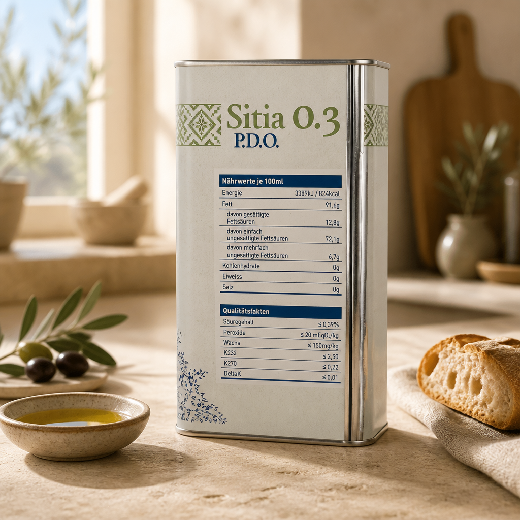 ToKalo Olivenöl Sitia P.D.O. – Extra Nativ, 250 ml | Griechisches Olivenöl