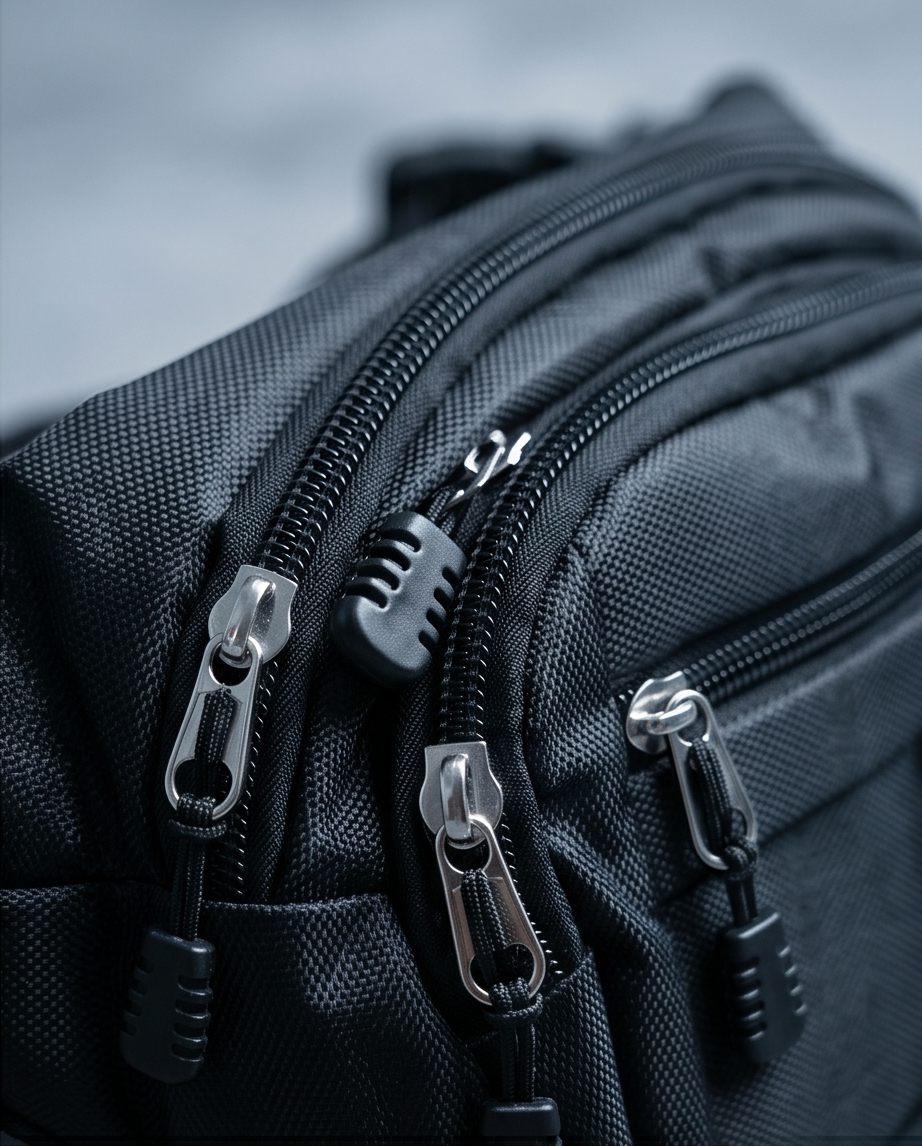 Bauchtasche / Gürteltasche schwarz | All-Black Utility | Unisex