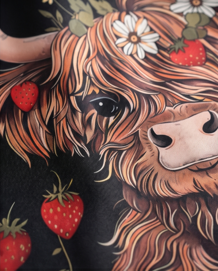 Küchenschürze Highland-Kuh (Highland-Cow) | Kochschürze | Polyester