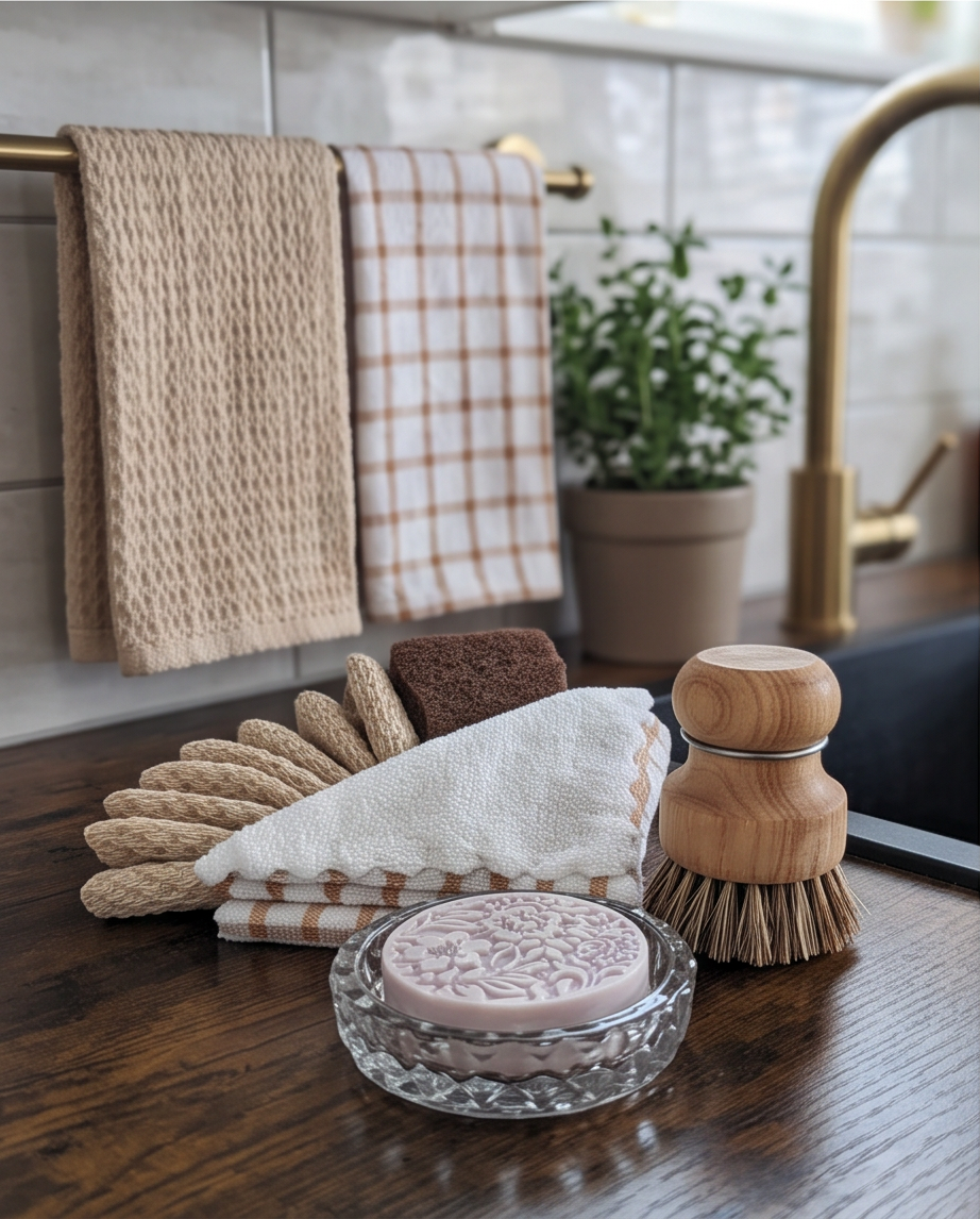 Handmade Geschenk-Set 'Küche' – Das Eco-Spül- & Geschenkset