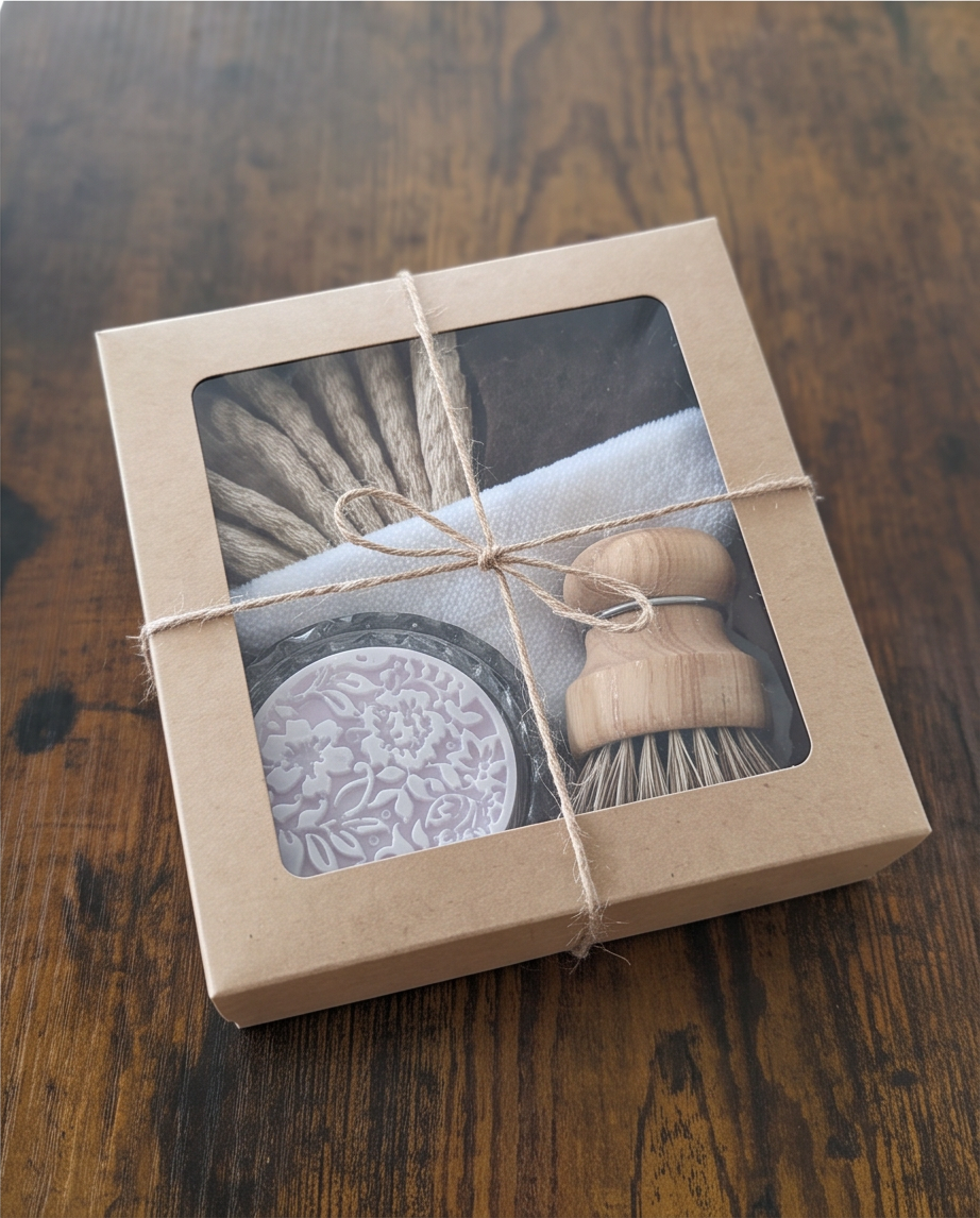 Handmade Geschenk-Set 'Küche' – Das Eco-Spül- & Geschenkset