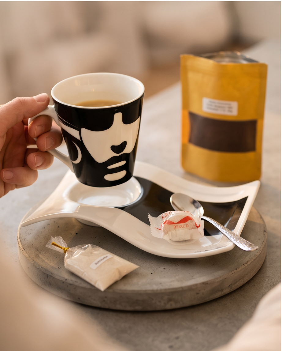 Premium Geschenk-Set 'Kaffee' – mit Villeroy & Boch Tasse