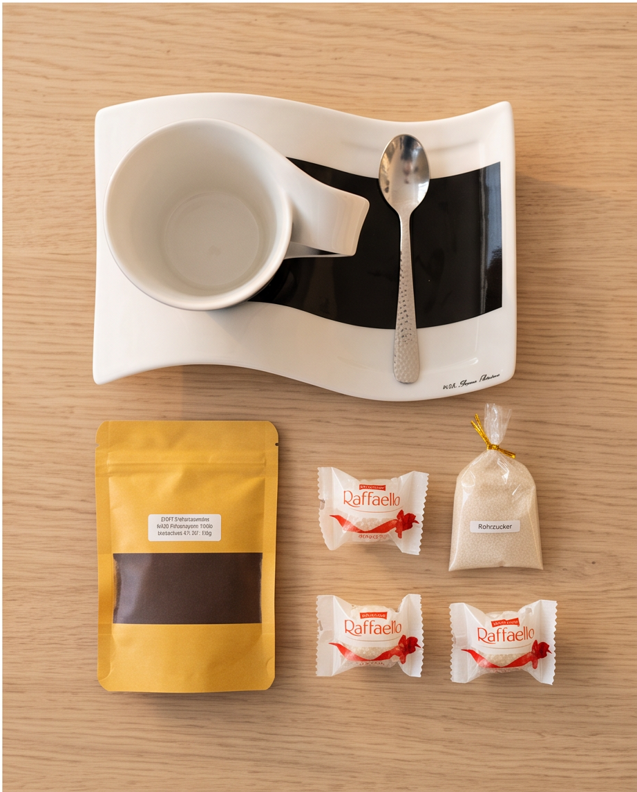 Premium Geschenk-Set 'Kaffee' – mit Villeroy & Boch Tasse