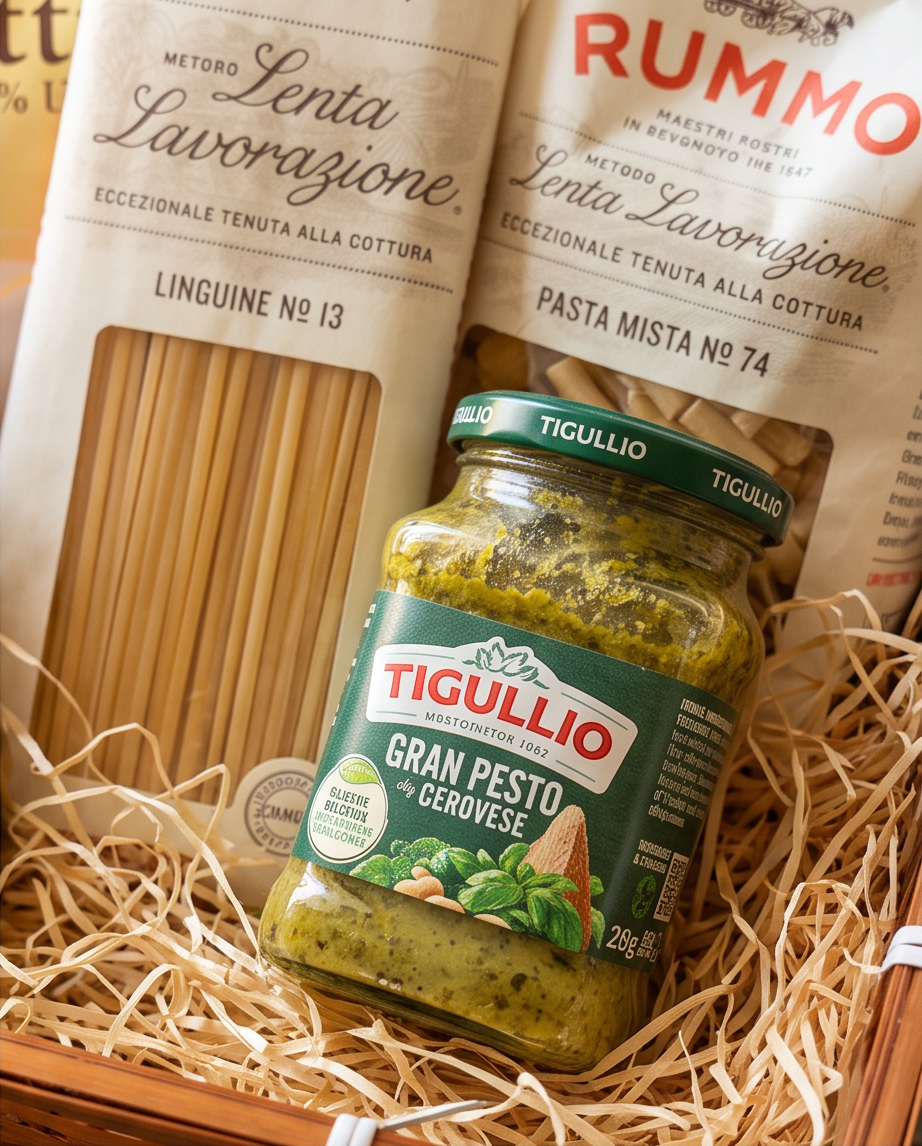 Italienischer Essenskorb | La Dolce Vita - Geschenkeset XL