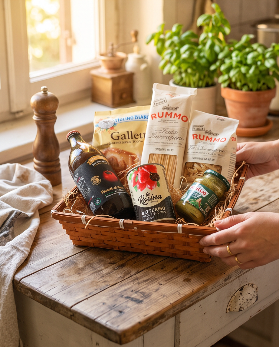 Italienischer Essenskorb | La Dolce Vita - Geschenkeset XL