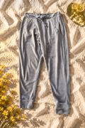 2nd Hand | Blue Motion Damen Nickihose Grau Gr. M (40/42) – Weiche Samt-Jogginghose / Loungewear