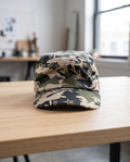 Camouflage Army Cap im Streetwear-Design – Military Mütze mit Print (Tarnfarben) – Unisex Neu