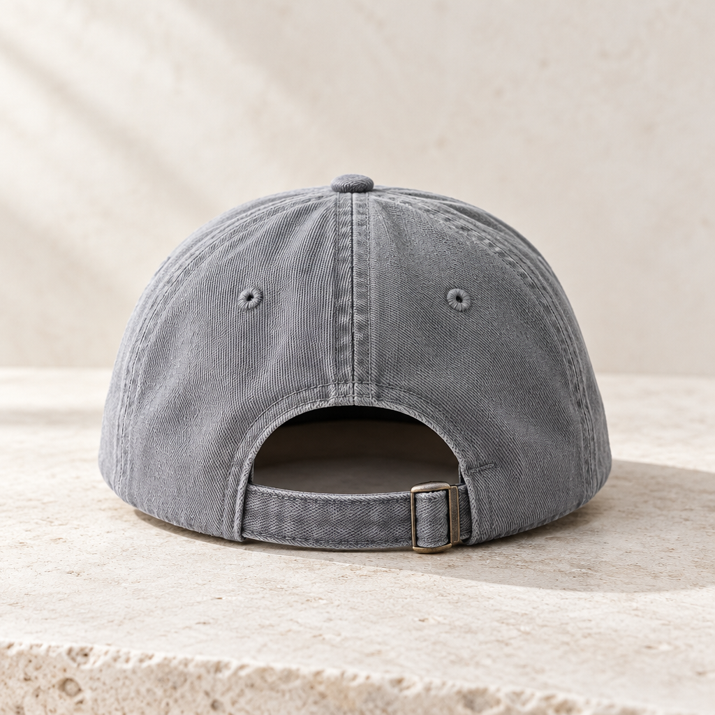 Klassische Unisex Basecap im Washed-Look – Verstellbare Vintage Cap, Einheitsgröße