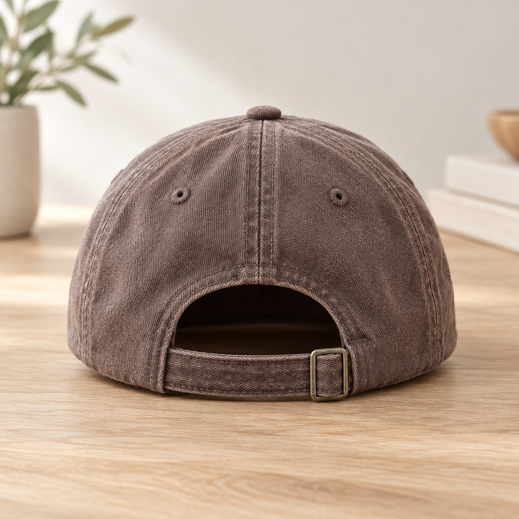 Klassische Unisex Basecap im Washed-Look – Verstellbare Vintage Cap, Einheitsgröße