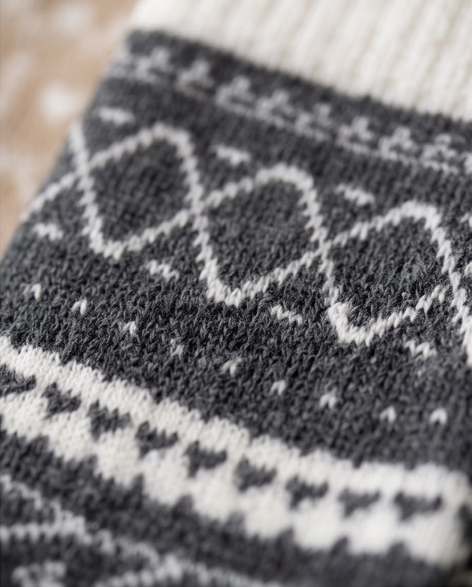 Kuschelige Damen Wintersocken im Nordic-Look – Extra warm & elastisch, Gr. 36-40