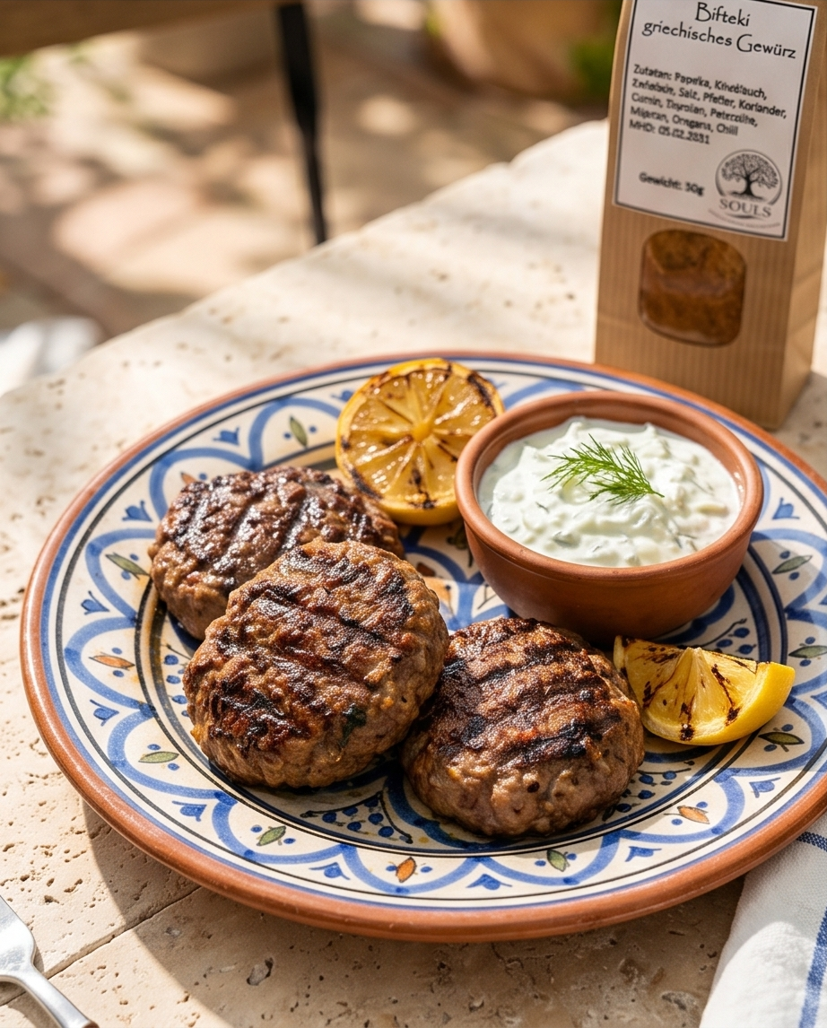 Bifteki Gewürzmischung 50 g – Griechisches Aroma für Hackbraten & Frikadellen