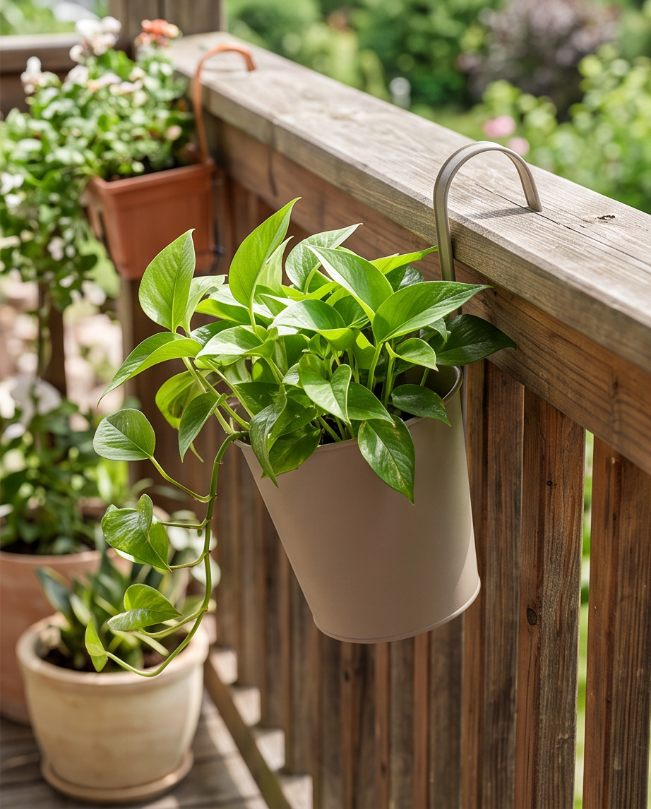 Hänge-Blumentopf für Garten und Terrasse | Skandinavischer Stil