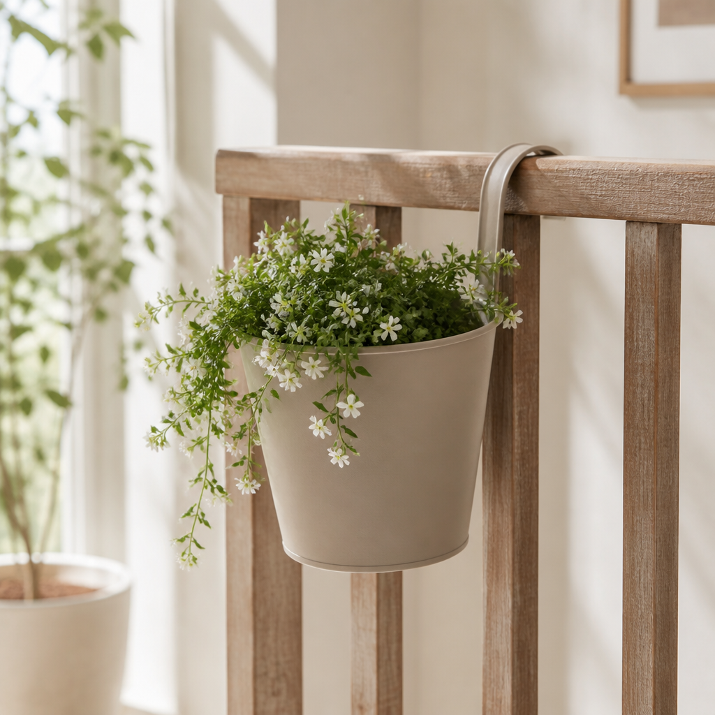 Hänge-Blumentopf für Garten und Terrasse | Skandinavischer Stil