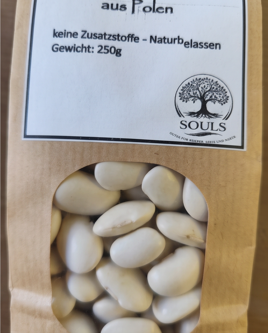 Weiße Buschbohnen 'Dwarf' (getrocknet) - 250 g