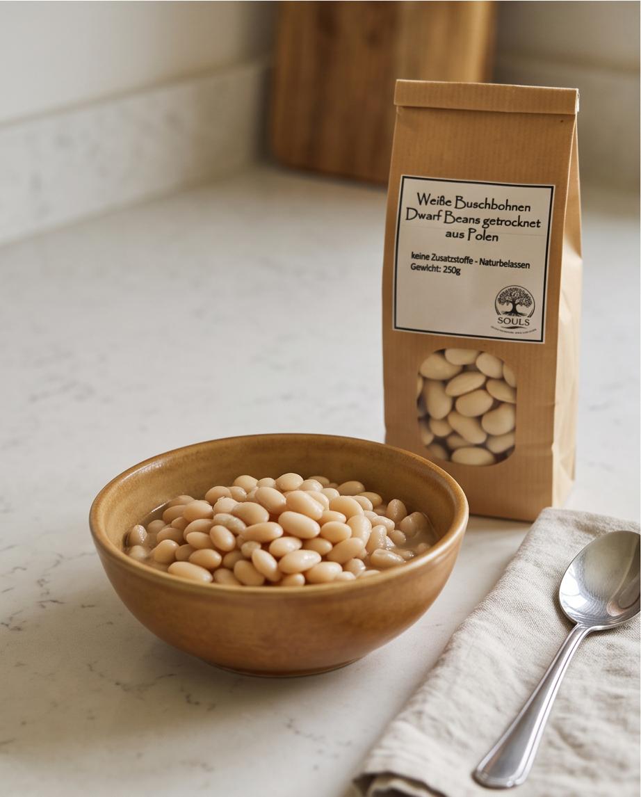 Weiße Buschbohnen 'Dwarf' (getrocknet) - 250 g