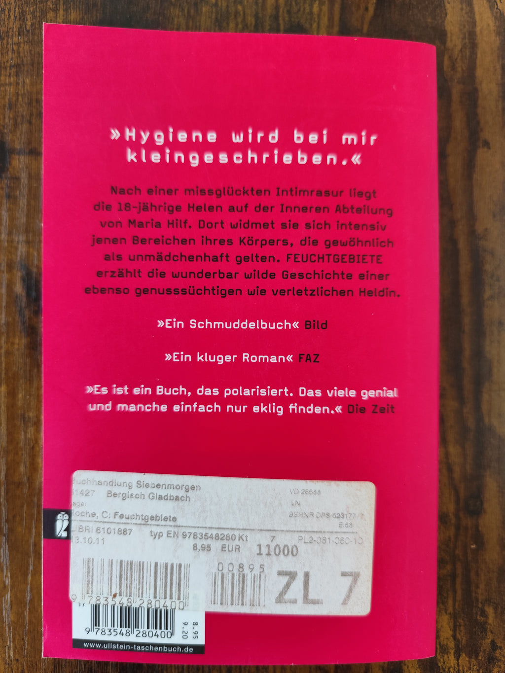 2nd Hand | Charlotte Roche – Feuchtgebiete (Roman) – Ullstein Taschenbuch / Megaseller