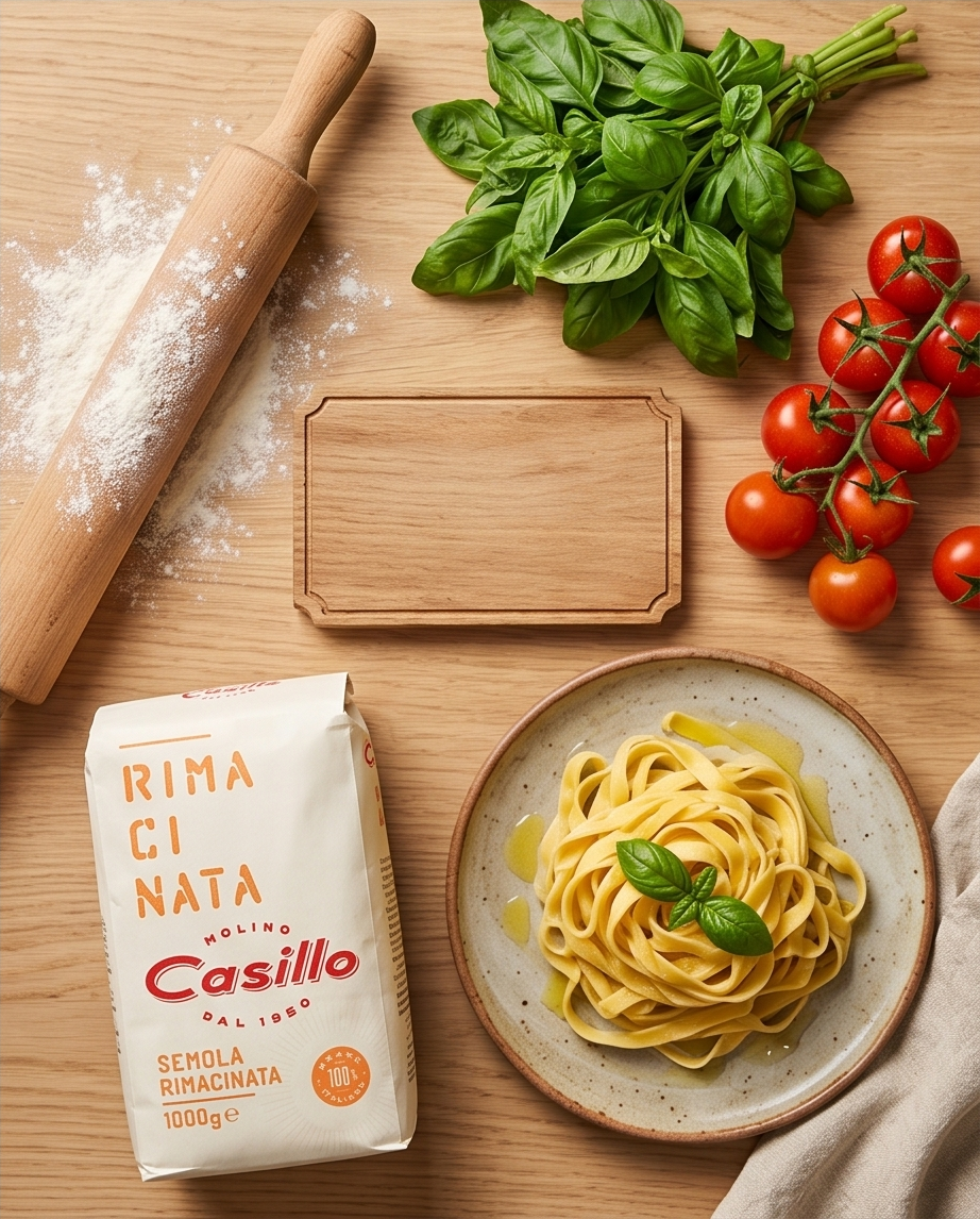 Casillo Feiner Hartweizengrieß – 1 kg | Authentisch italienisch | für hausgemachte Pasta