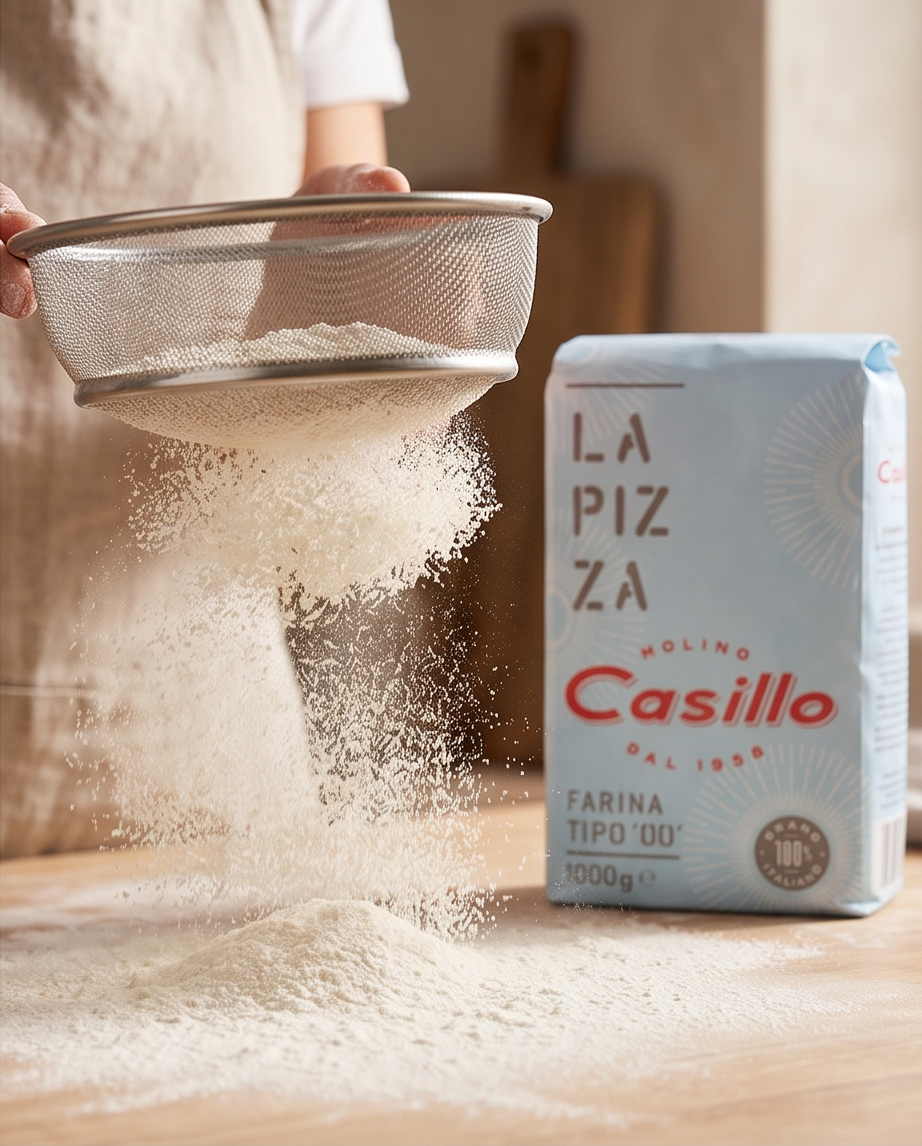 Casillo Pizzamehl Tipo 00 – 1 kg | Italienisches Mehl für perfekte Pizza