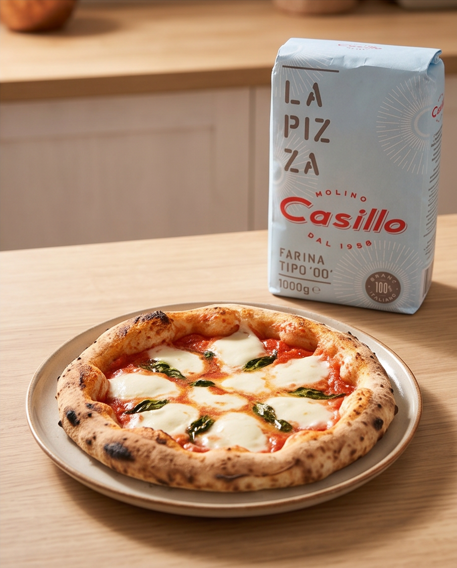 Casillo Pizzamehl Tipo 00 – 1 kg | Italienisches Mehl für perfekte Pizza