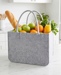 Filztasche Premium | hellgrau | Shopper oder Allzweck
