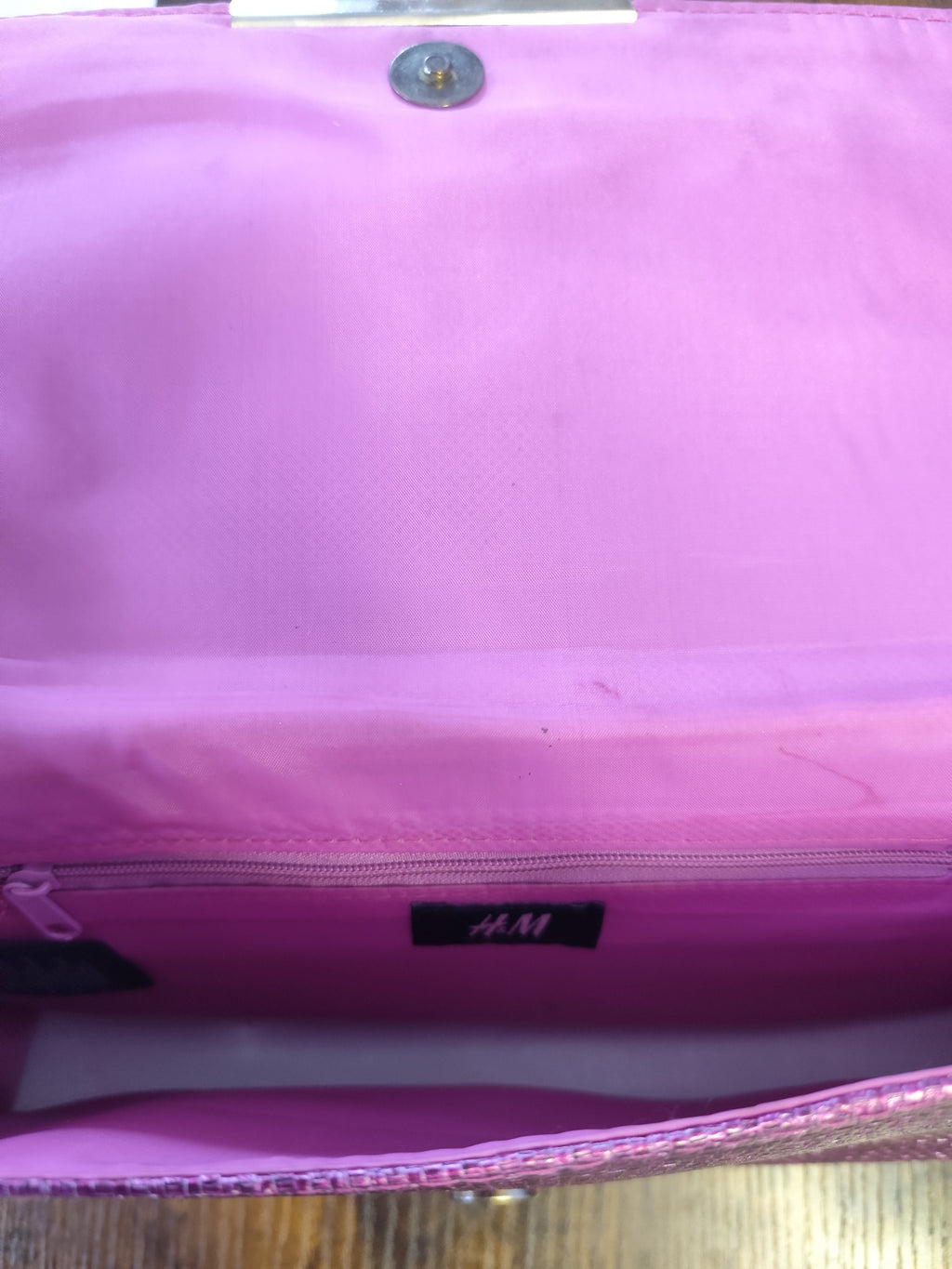 2nd Hand | Clutch - Handtasche von H&M - Beere/Mauve