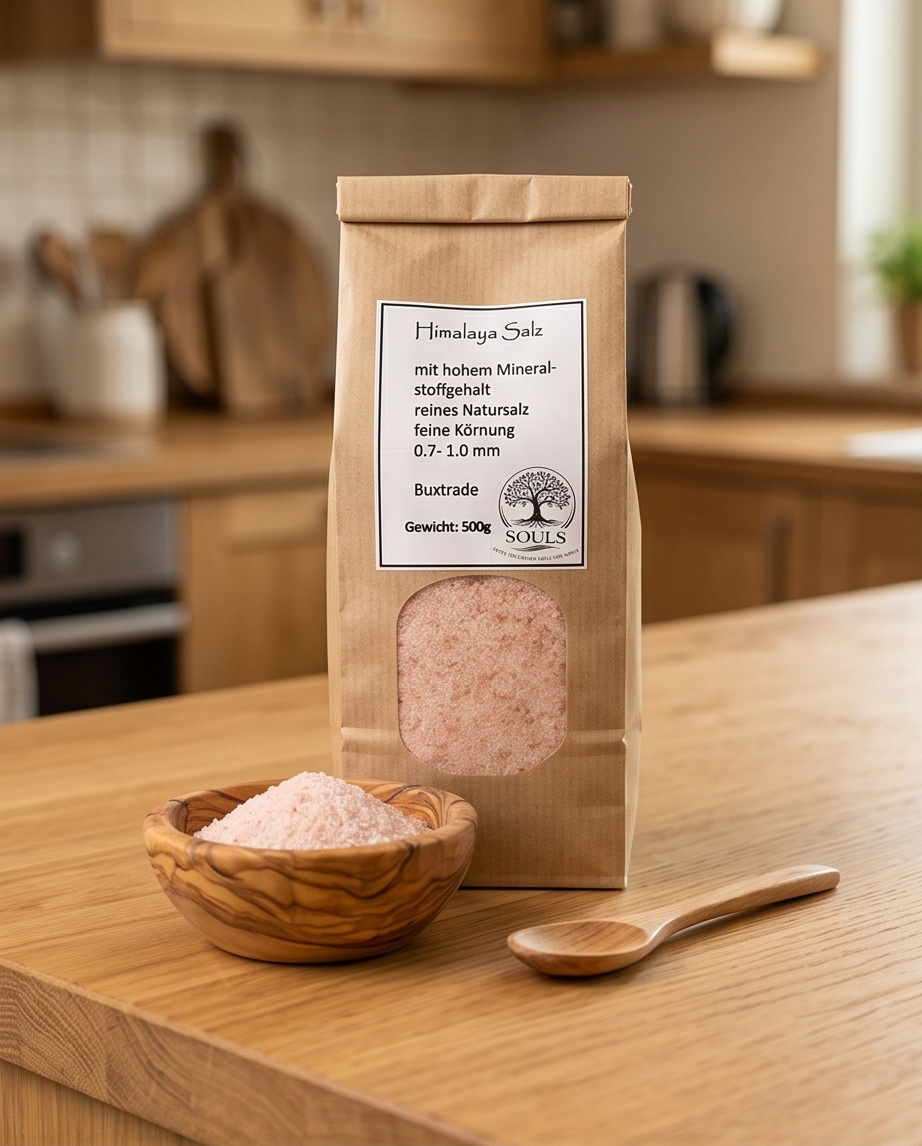 Himalaya Pink Salz Fein – Natursalz aus Pakistan, 500g
