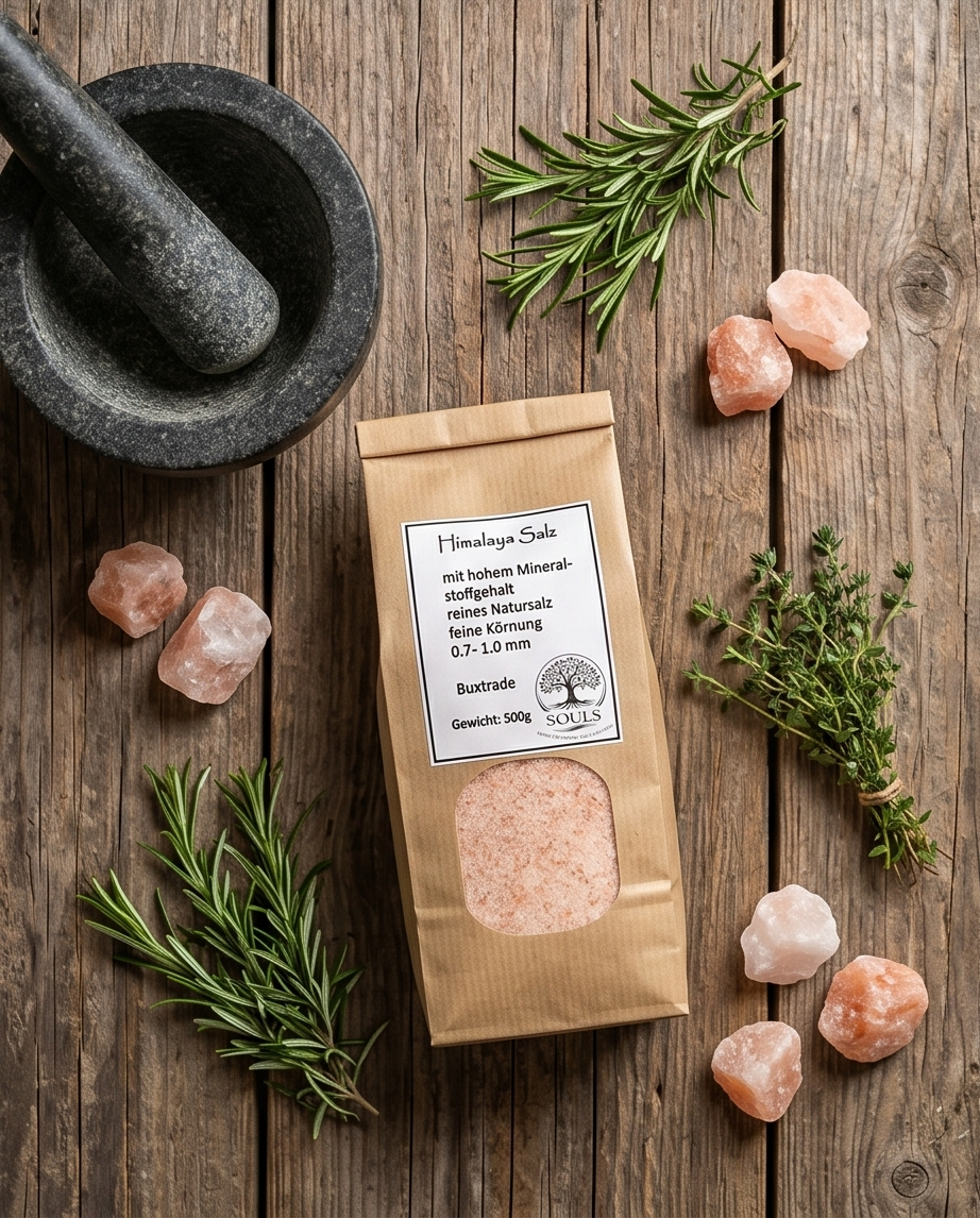Himalaya Pink Salz Fein – Natursalz aus Pakistan, 500g