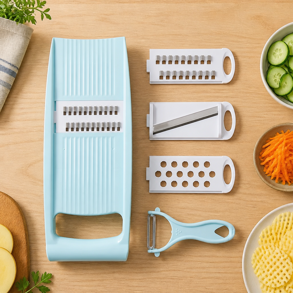 Gemüse-Hobel | 5-in-1 Multifunktion - im Set