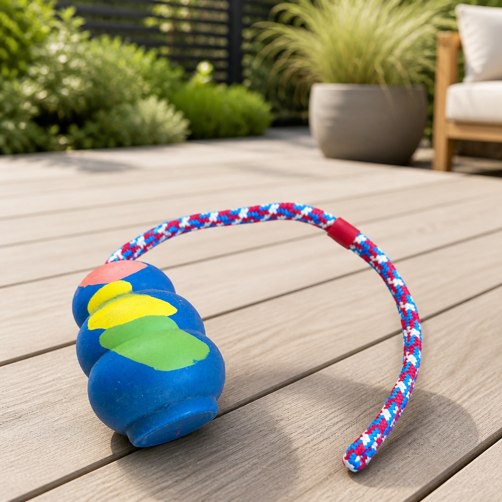 2nd Hand | Robuster Jumper am Seil / Hundespielzeug – Naturgummi