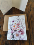 Gruß- & Geschenk-Karte – Für jeden Anlass | Blumen-Motiv