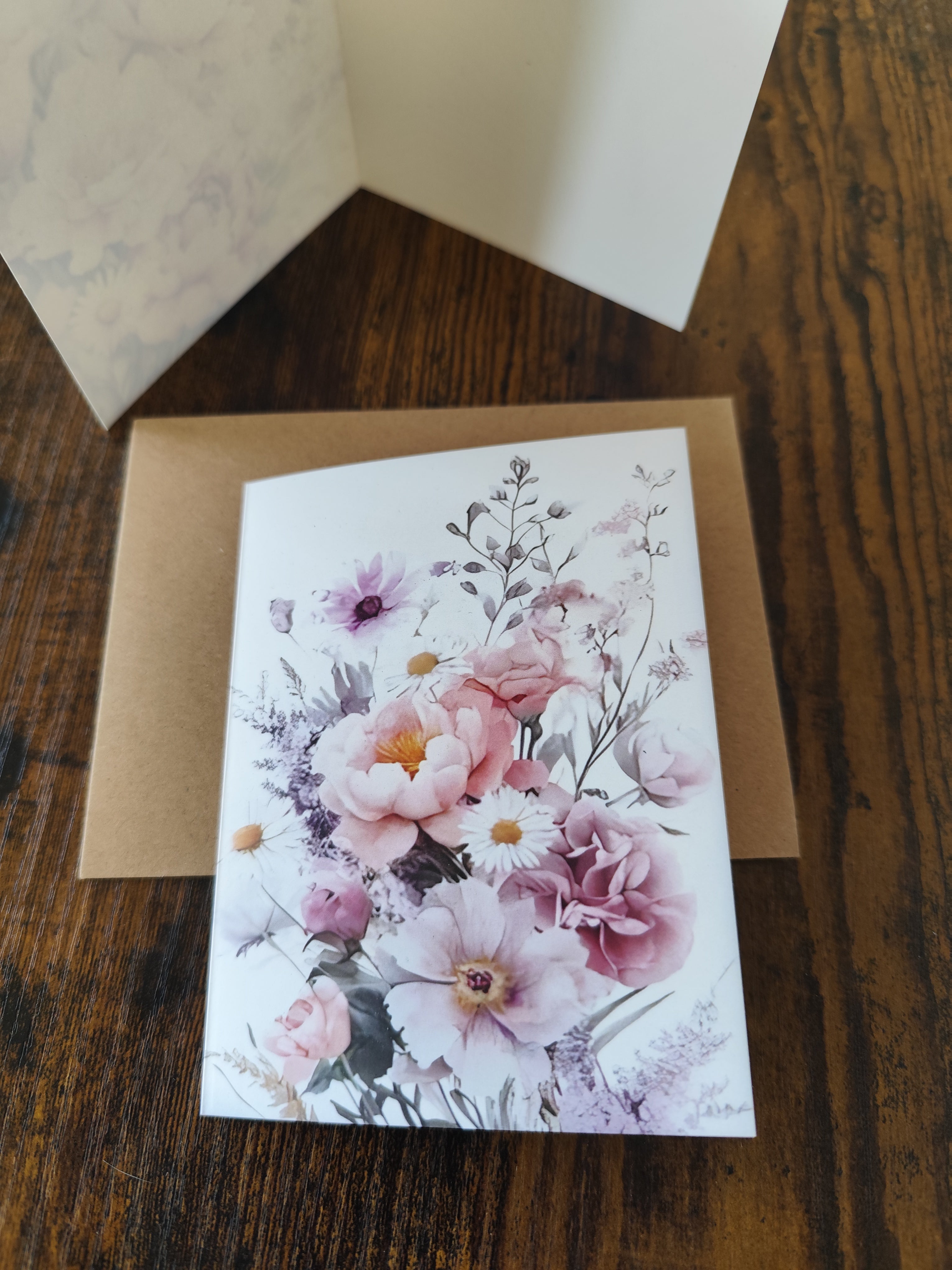 Gruß- & Geschenk-Karte – Für jeden Anlass | Blumen-Motiv