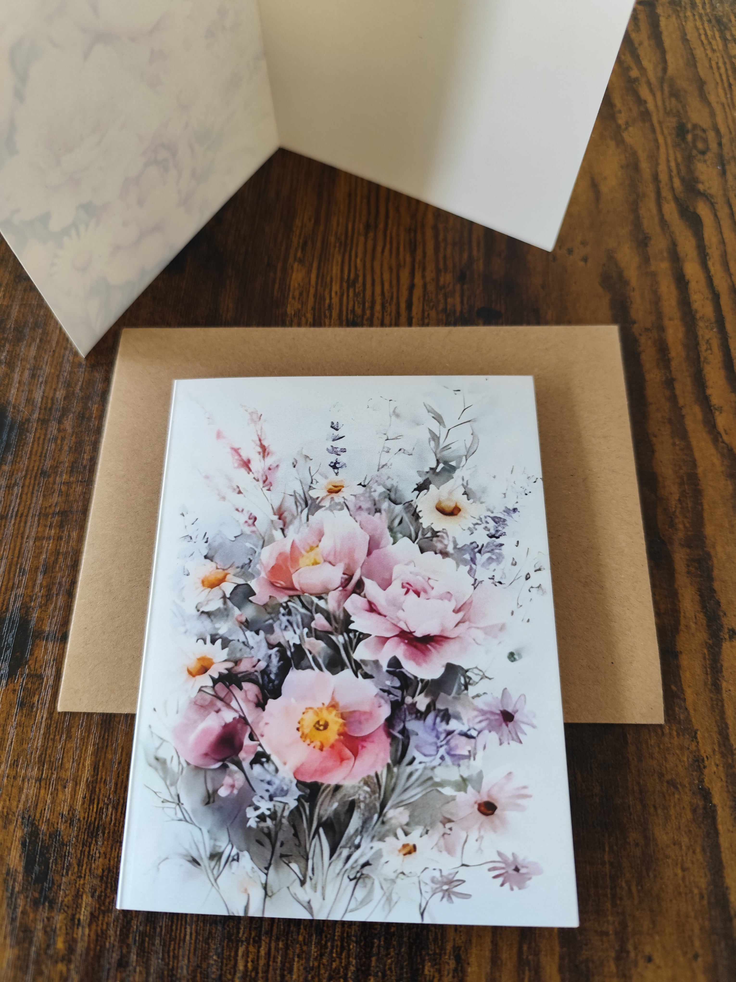 Gruß- & Geschenk-Karte – Für jeden Anlass | Blumen-Motiv