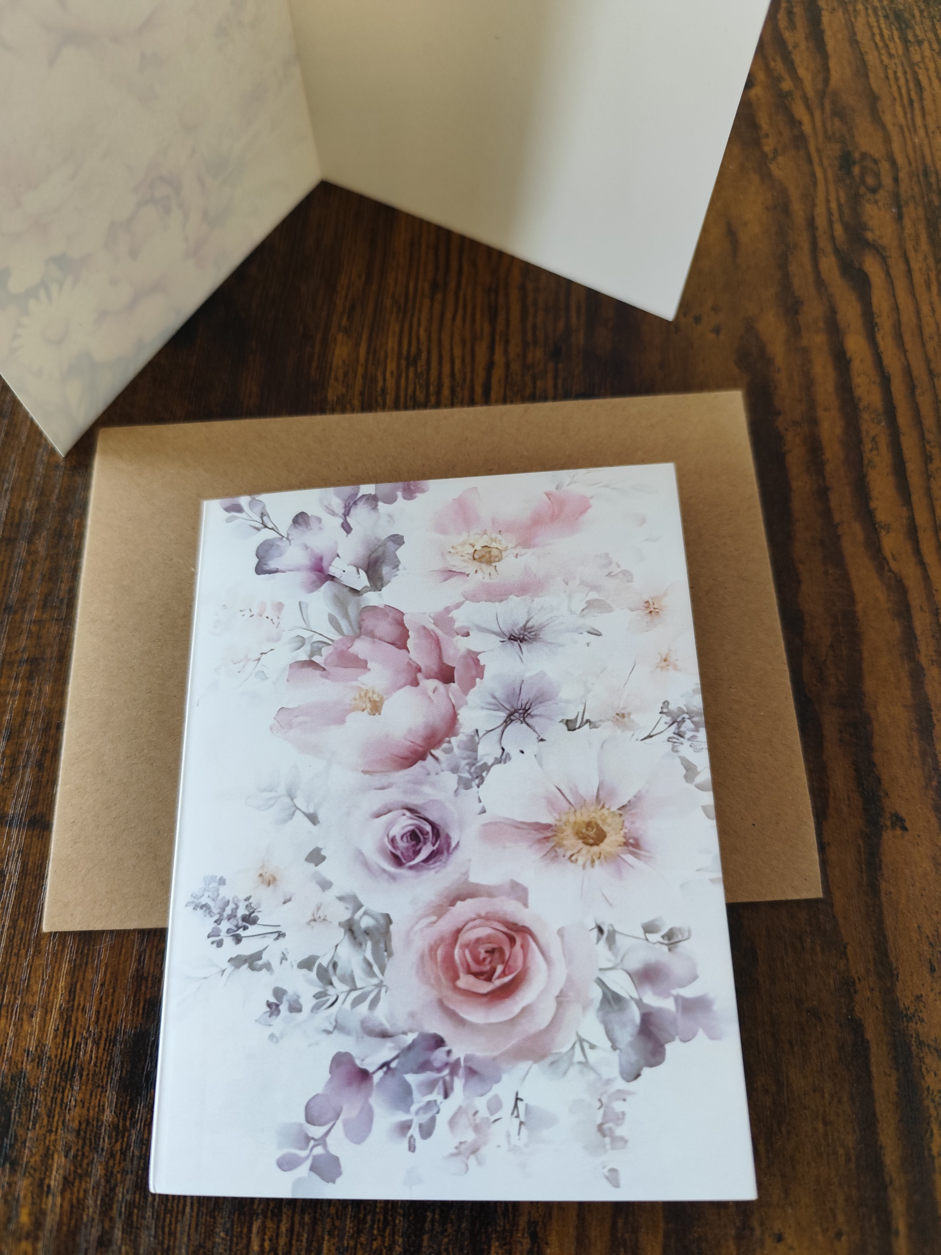 Gruß- & Geschenk-Karte – Für jeden Anlass | Blumen-Motiv