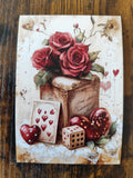 Gruß- & Geschenk-Postkarte für unsere Liebsten - herzliches Motiv