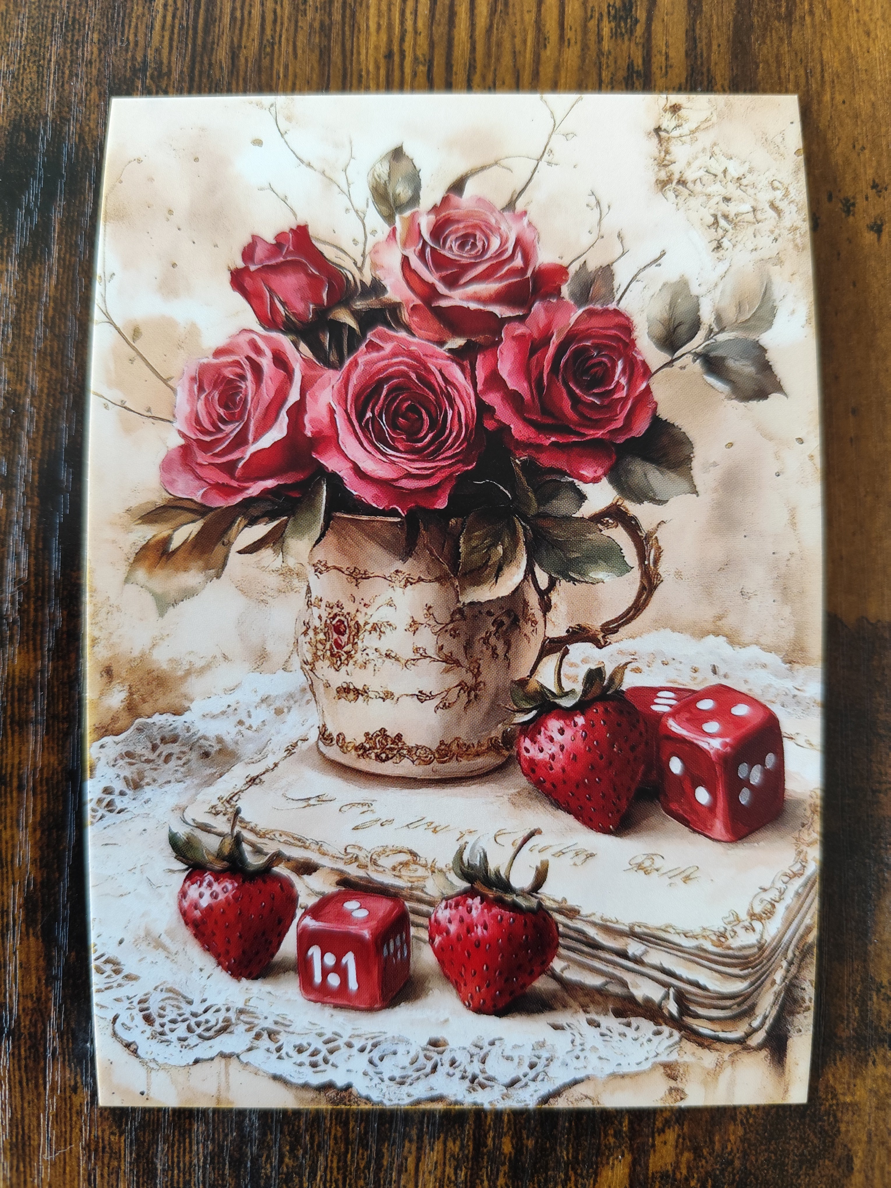 Gruß- & Geschenk-Postkarte für unsere Liebsten - herzliches Motiv