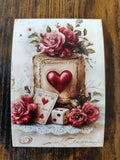 Gruß- & Geschenk-Postkarte für unsere Liebsten - herzliches Motiv