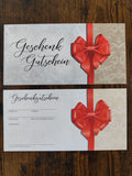 Geschenkgutschein-Karte – Für jeden Anlass | Geschenk Schleife