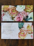 Geschenkgutschein-Karte – Für jeden Anlass | Blumen Motiv