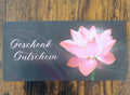 Geschenkgutschein-Karte – Für jeden Anlass | Blumen Motiv