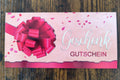 Geschenkgutschein-Karte – Für jeden Anlass | Geschenk-Schleife
