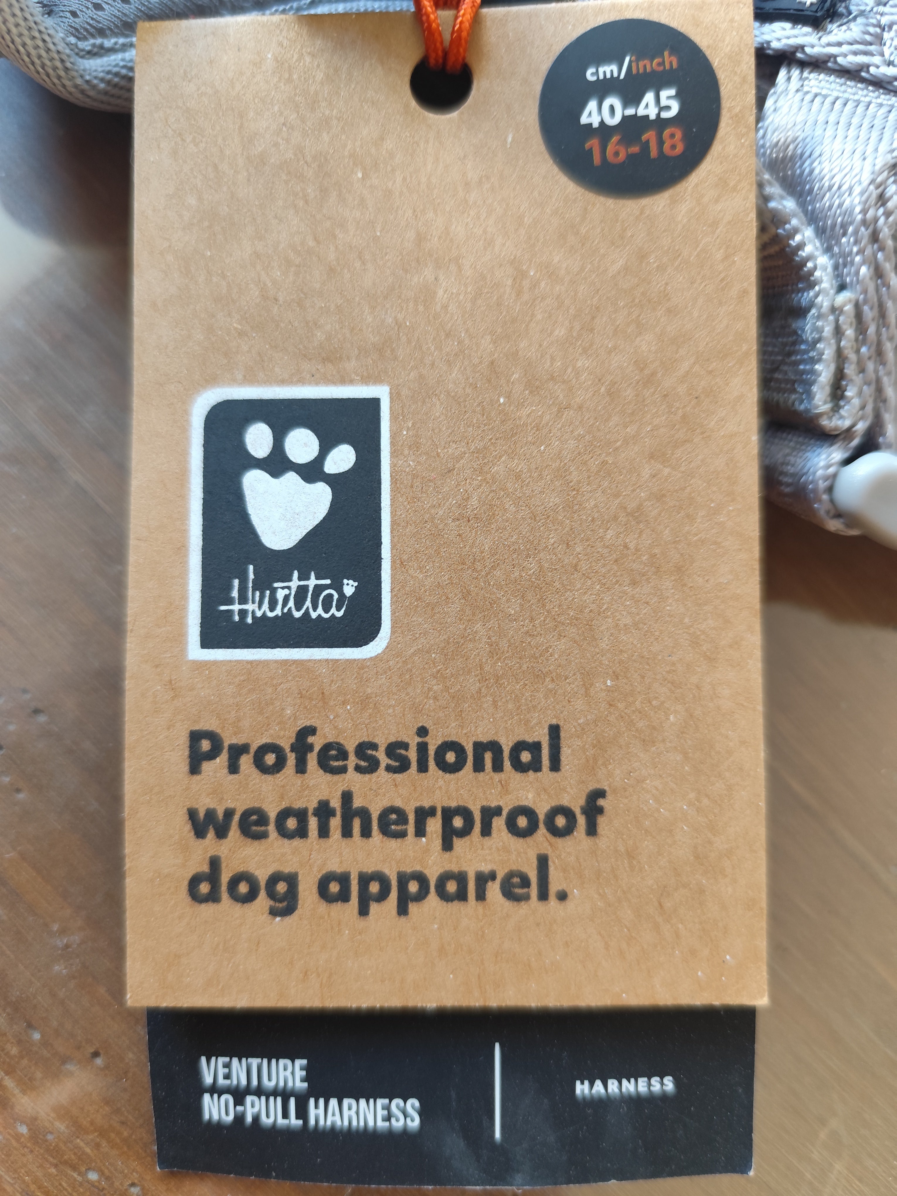 2nd Hand | Hurtta Venture No-Pull Hundegeschirr - Gr. 40-45 cm NEU