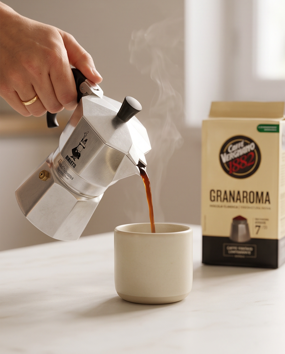 Caffè Vergnano 1882 Gran Aroma – Gemahlener Kaffee, 250 g | Italienischer Genuss