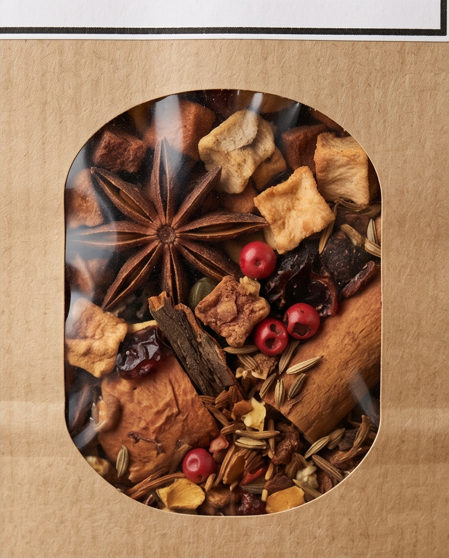 Früchtetee Kaminromanze 70 g – Zimt-Sahne-Aroma mit Roibusch & Gewürzen