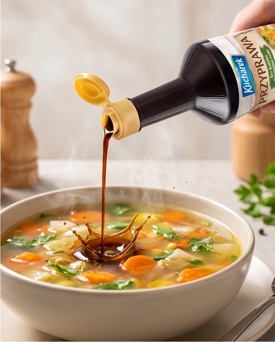 Kucharek Przyprawa – Flüssigwürze ohne Glutamat, 183 ml