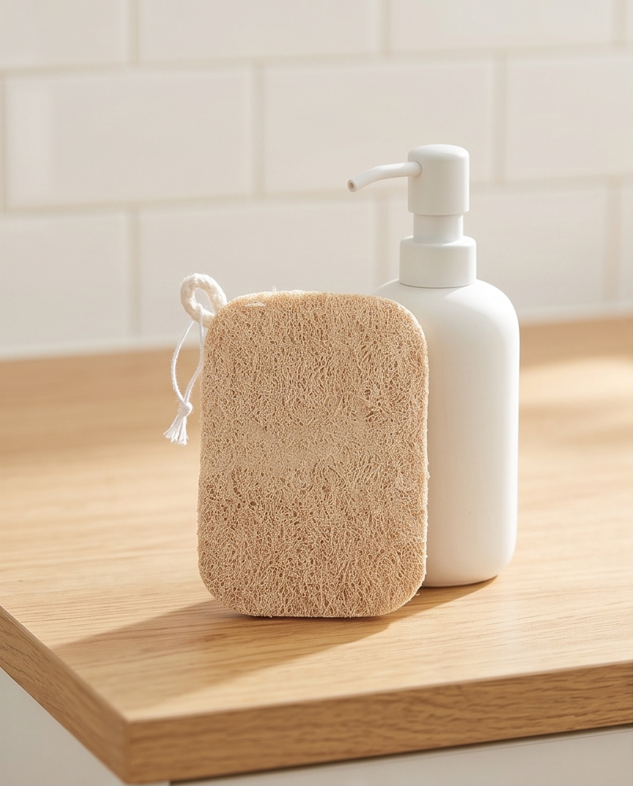 Luffa Schwamm – Natürlicher Spül- & Peeling-Schwamm aus Luffagurke
