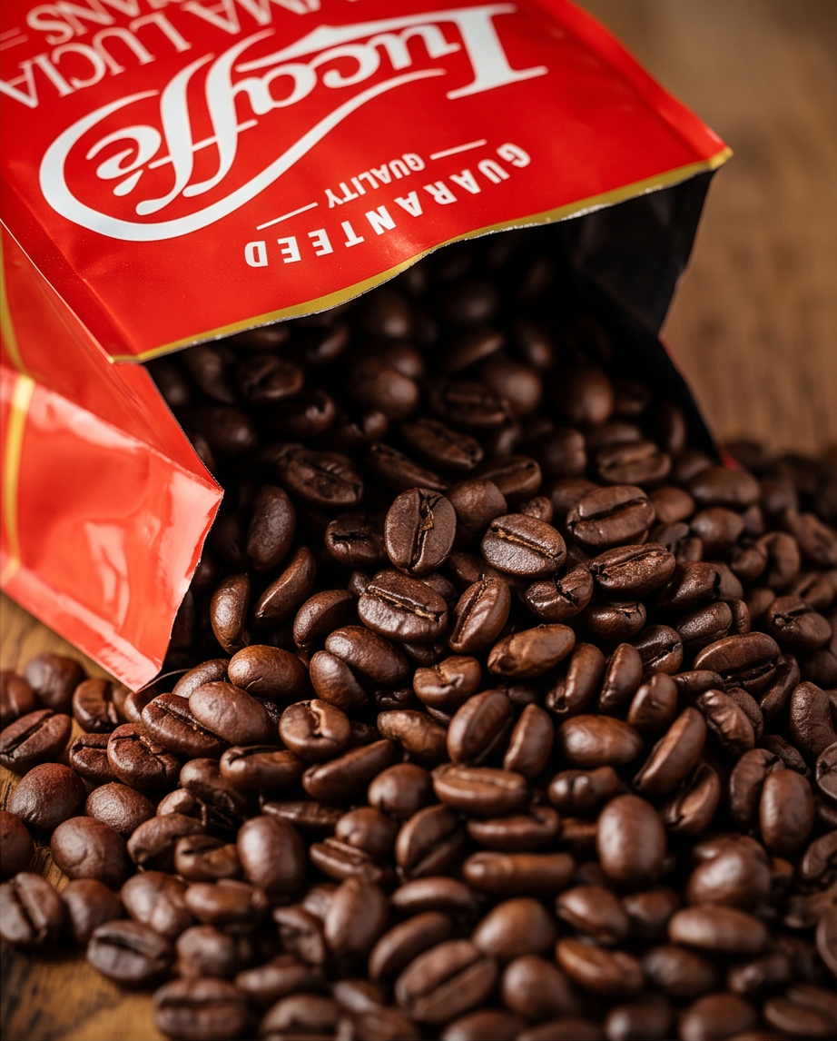 Kaffee - Lucaffe Mamma Lucia full-bodied & dark Chocolate Aftertaste - 1 kg ganze Bohnen