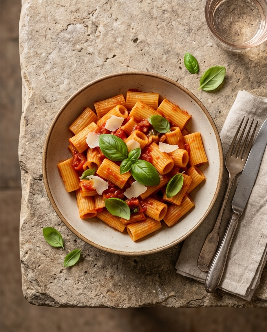 Rummo Mezzi Rigatoni No. 51 – 500 g | Italienische Pasta | al bronzo