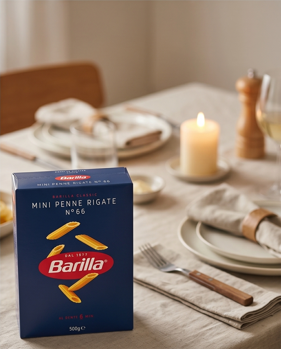 Mini Penne Rigate No. 66 - Barilla Dal 1877 | Italienische Paste al dente